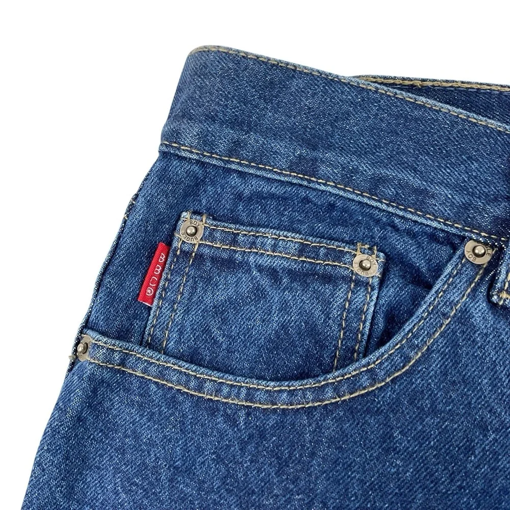 Bugle Boy Jeans Men 34x32 Blue Wide Leg Loose‎ Fit 765 Deadstock VTG 90s NWT